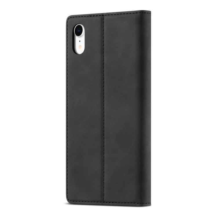 LC.IMEEKE Strong Magnetism Ultra-thin Horizontal Flip Shockproof Matte TPU + PU Leather Case with Holder & Card Slots & Wallet, For iPhone XR, For iPhone XS Max, For iPhone 6 / 6s, For iPhone 6 Plus / 6s Plus