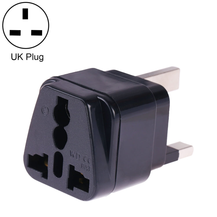 Portable Universal Socket to UK Plug Power Adapter Travel Charger with Fuse, UK Plug(with Fuse)