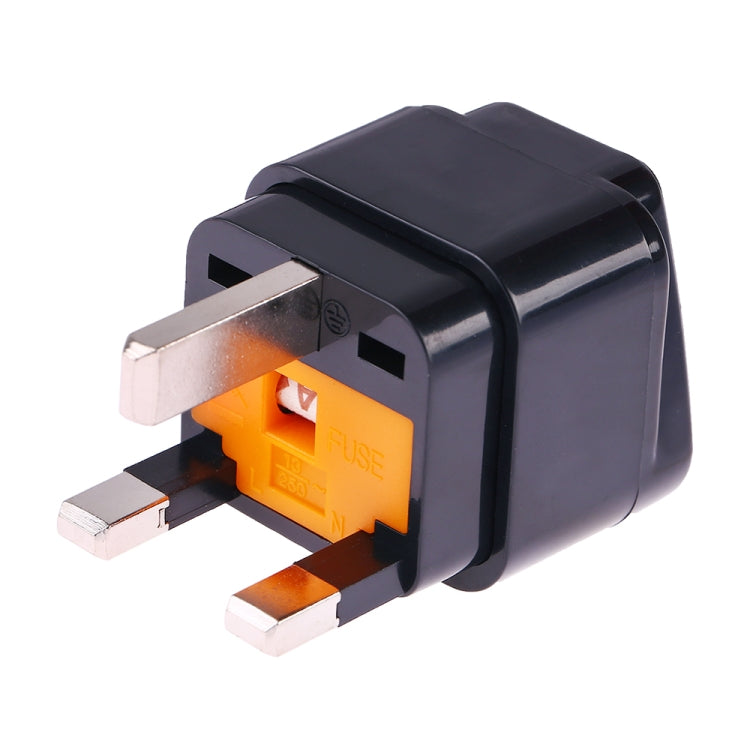 Portable Universal Socket to UK Plug Power Adapter Travel Charger with Fuse, UK Plug(with Fuse)