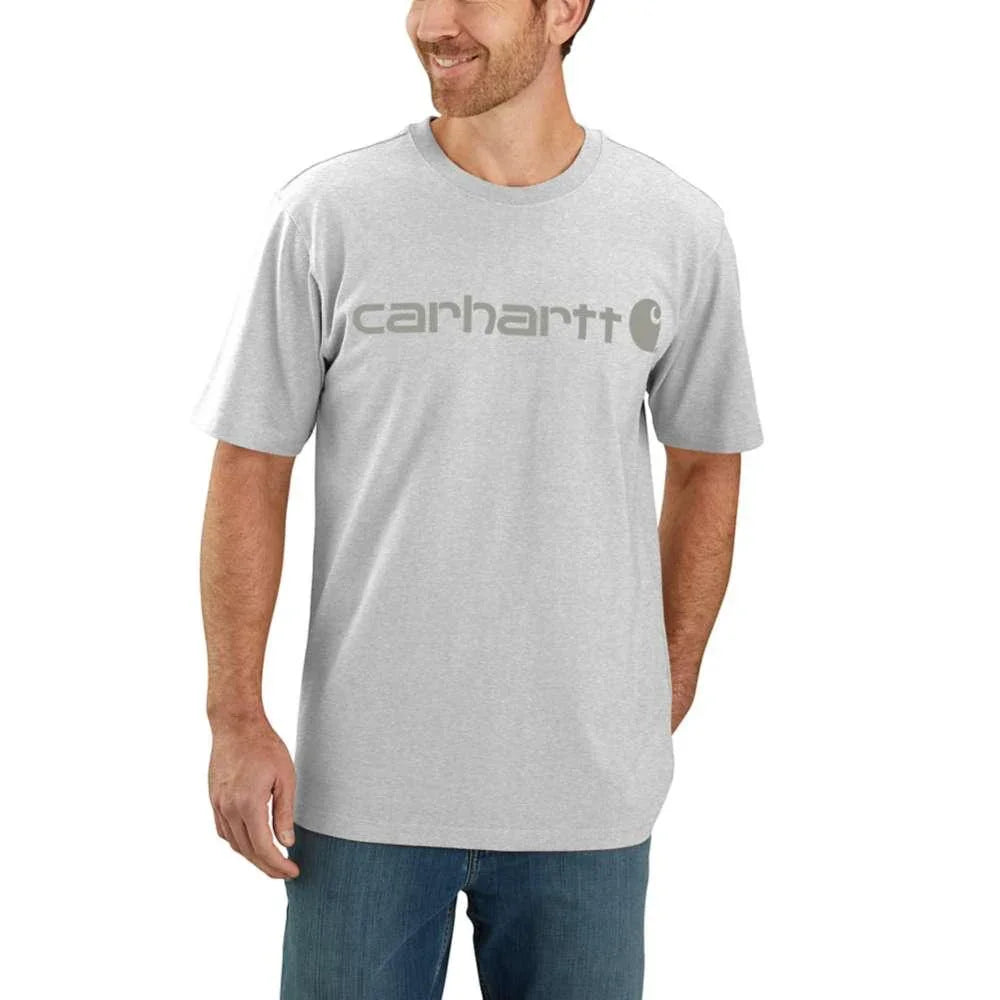 Carhartt 103361 Relaxed Fit Heavyweight Short Sleeve Logo Graphic T-Shirt
