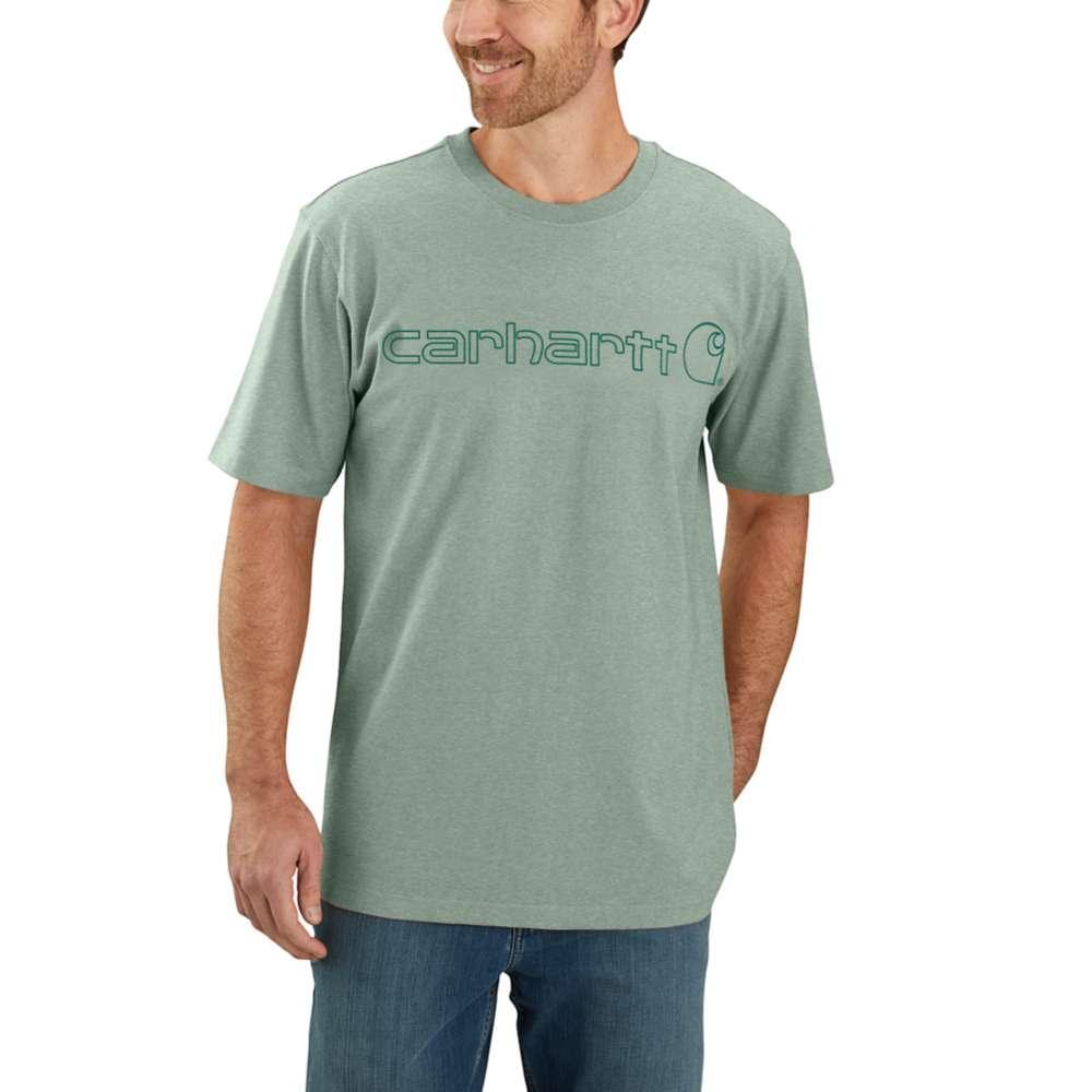 Carhartt 103361 Relaxed Fit Heavyweight Short Sleeve Logo Graphic T-Shirt