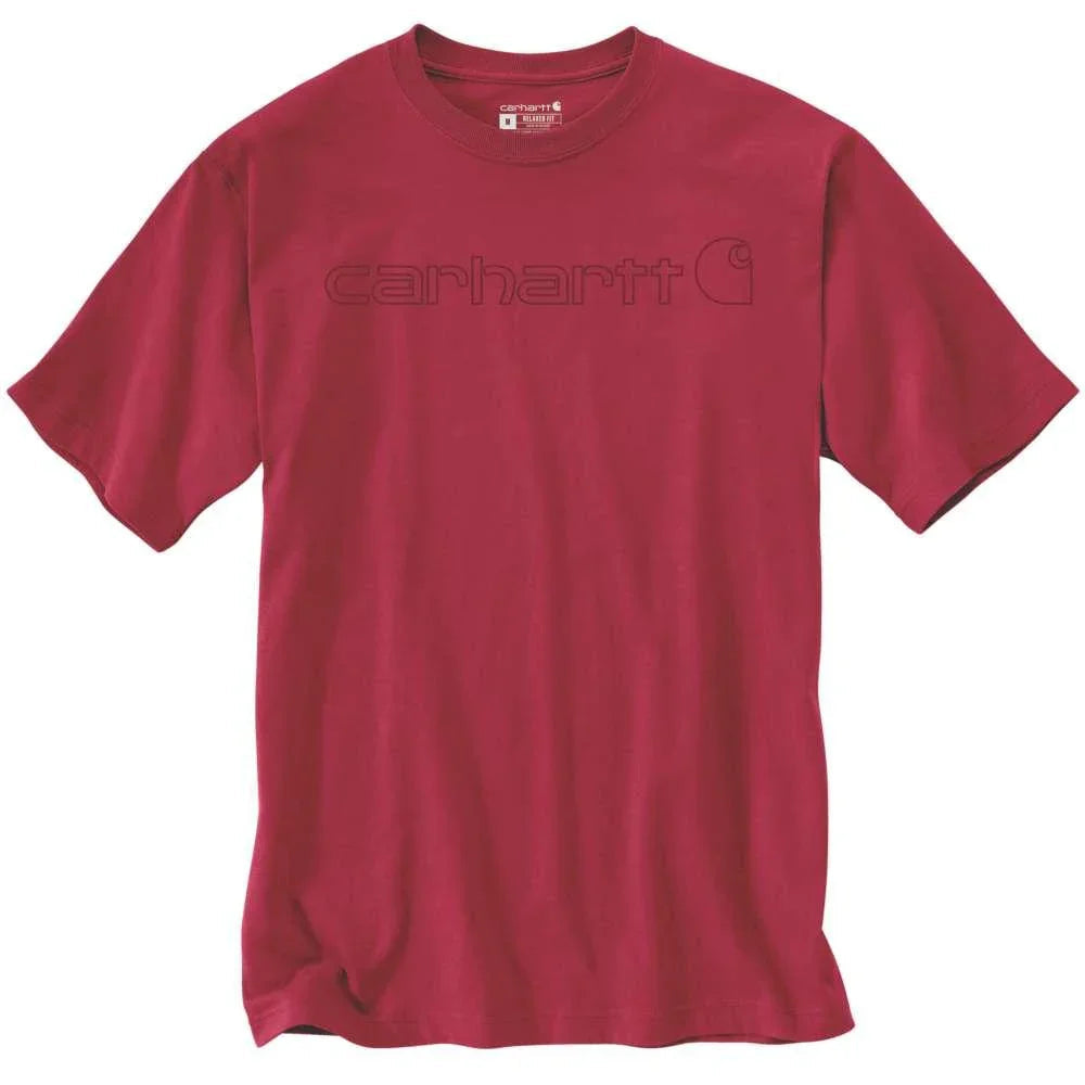 Carhartt 103361 Relaxed Fit Heavyweight Short Sleeve Logo Graphic T-Shirt