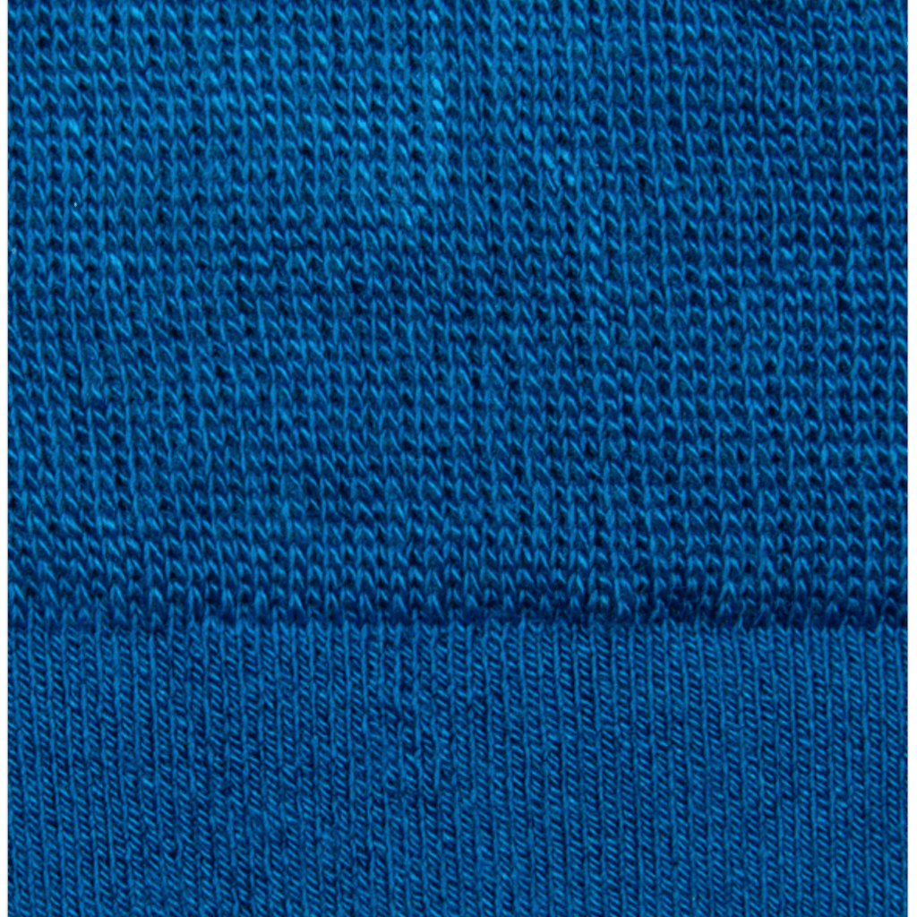 Knee-High Bamboo Socks, Welly Socks Blue