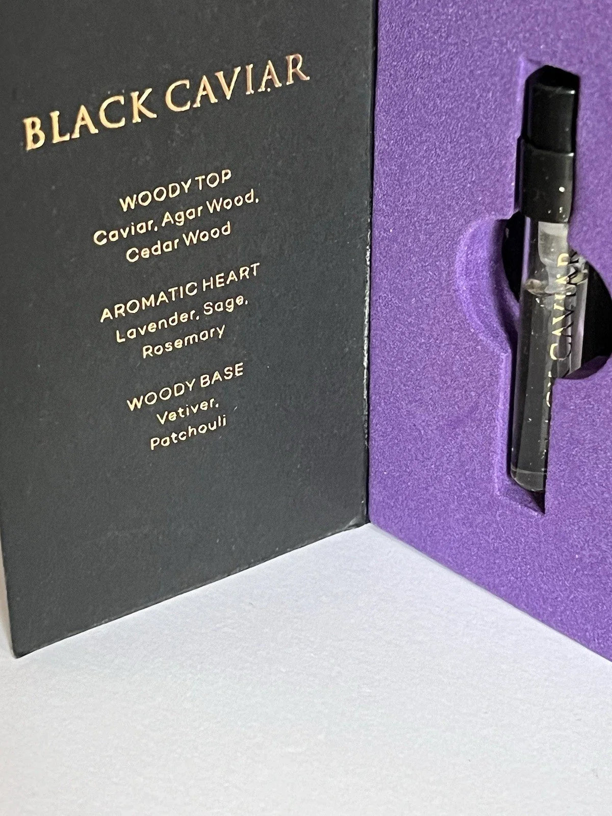 Electimuss London Black Caviar 1.5ml 0.05 fl. oz. official perfume sample