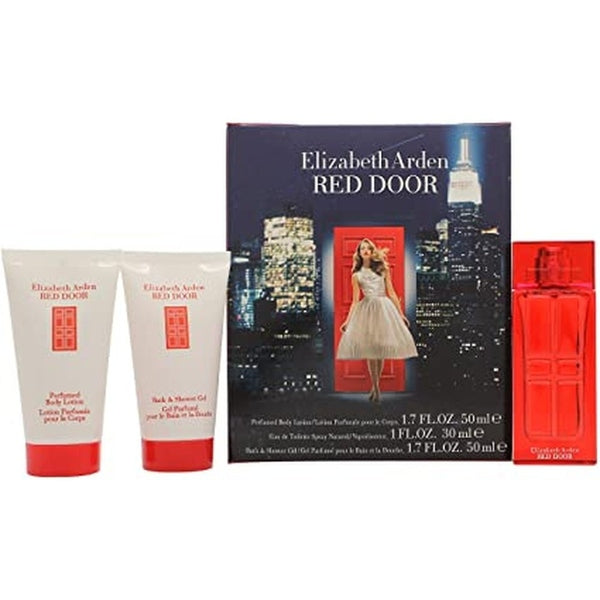 Elizabeth Arden Red Door Gift Set 30ml EDT + 50ml Perfumed Body Lotion + 50ml Bath & Shower Gel