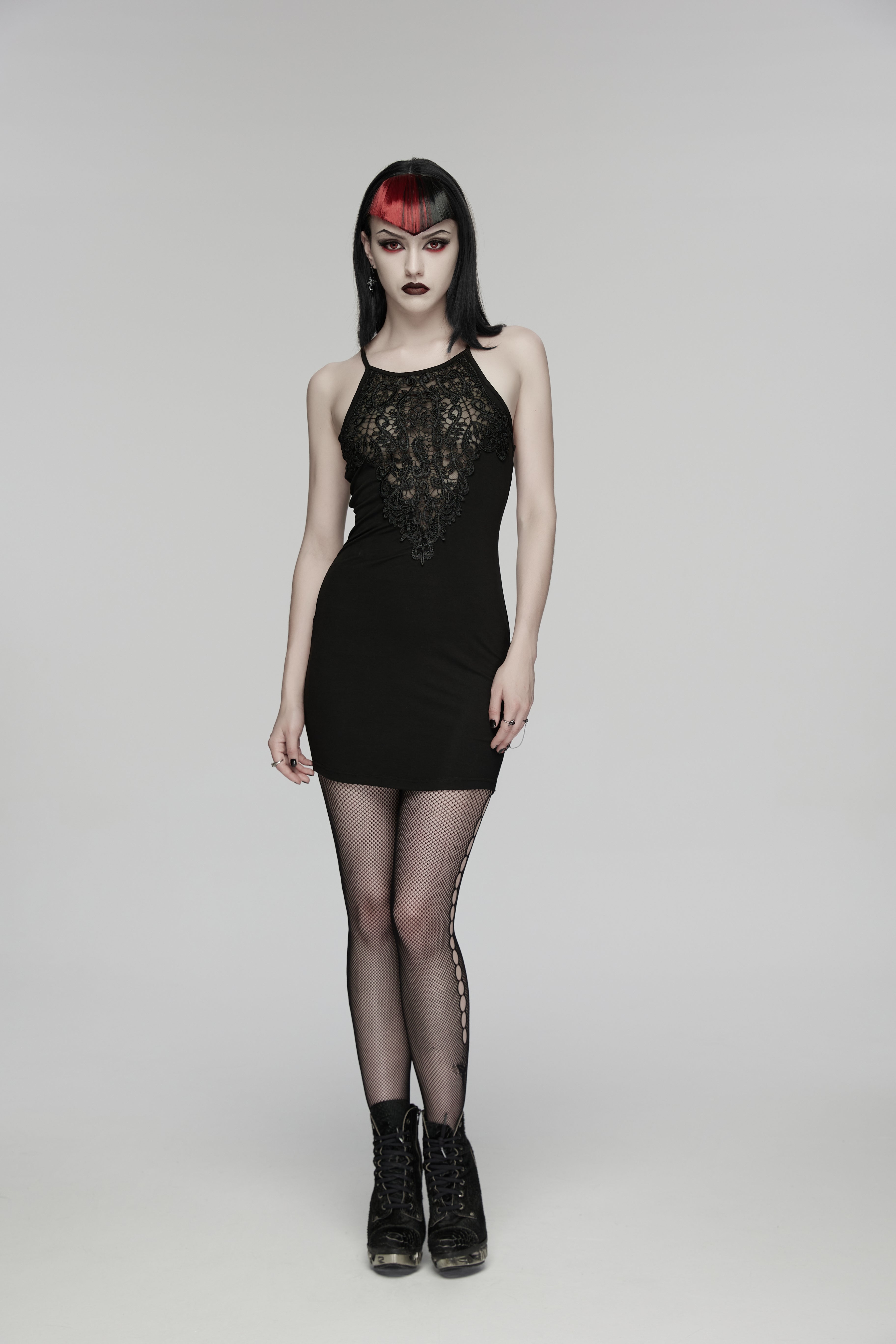 Punk Rave Juliette Goth Slip Dress