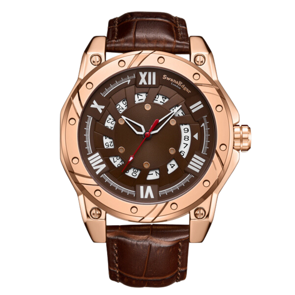 Limited Edition Swan & Edgar Hand Assembled Engineer Automatic Brown