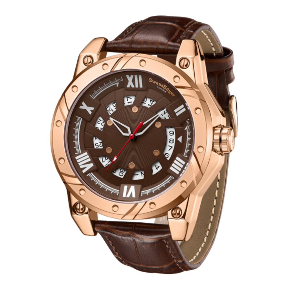 Limited Edition Swan & Edgar Hand Assembled Engineer Automatic Brown