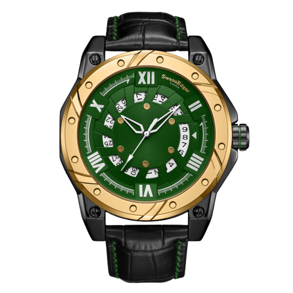 Limited Edition Swan & Edgar Hand Assembled Engineer Automatic Green