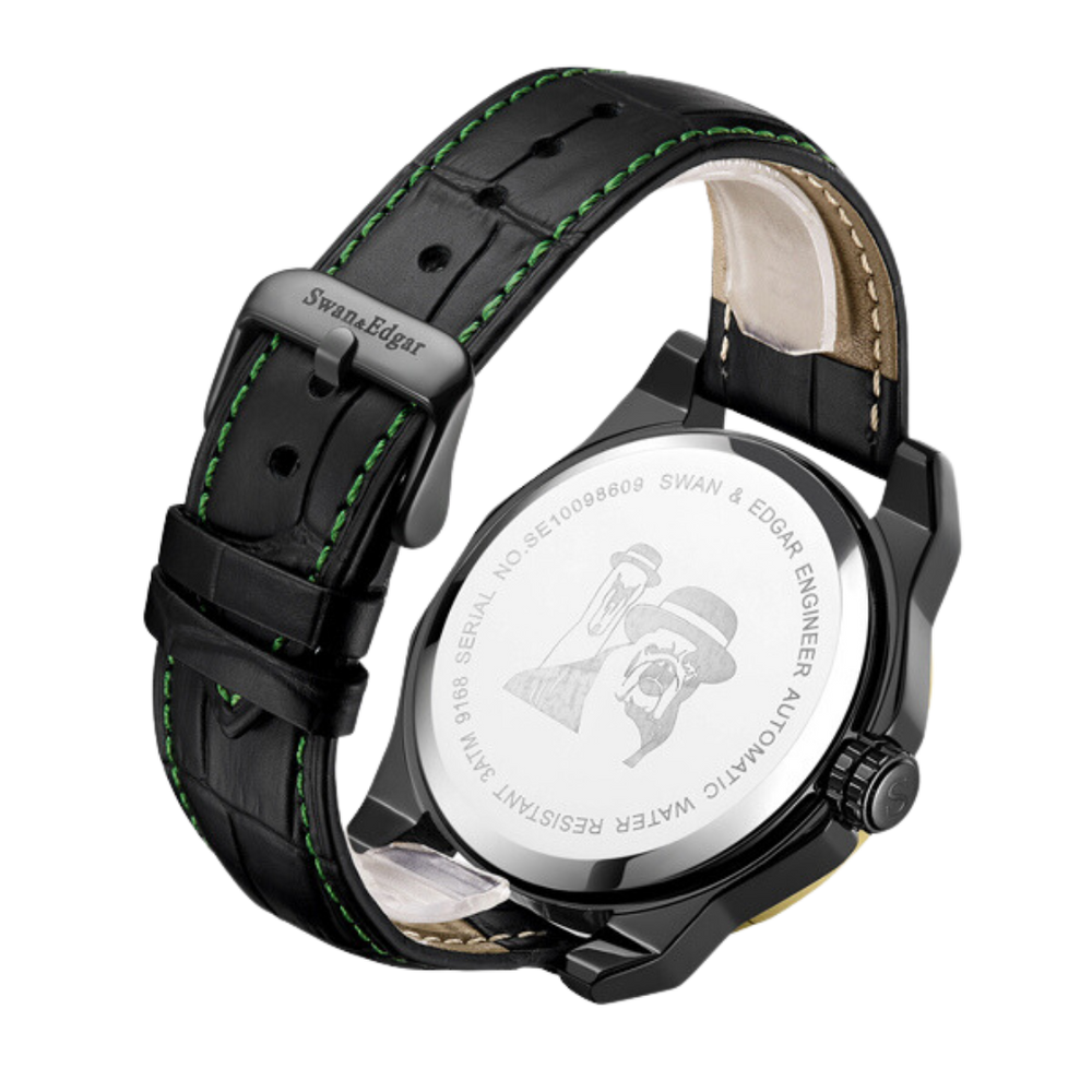 Limited Edition Swan & Edgar Hand Assembled Engineer Automatic Green