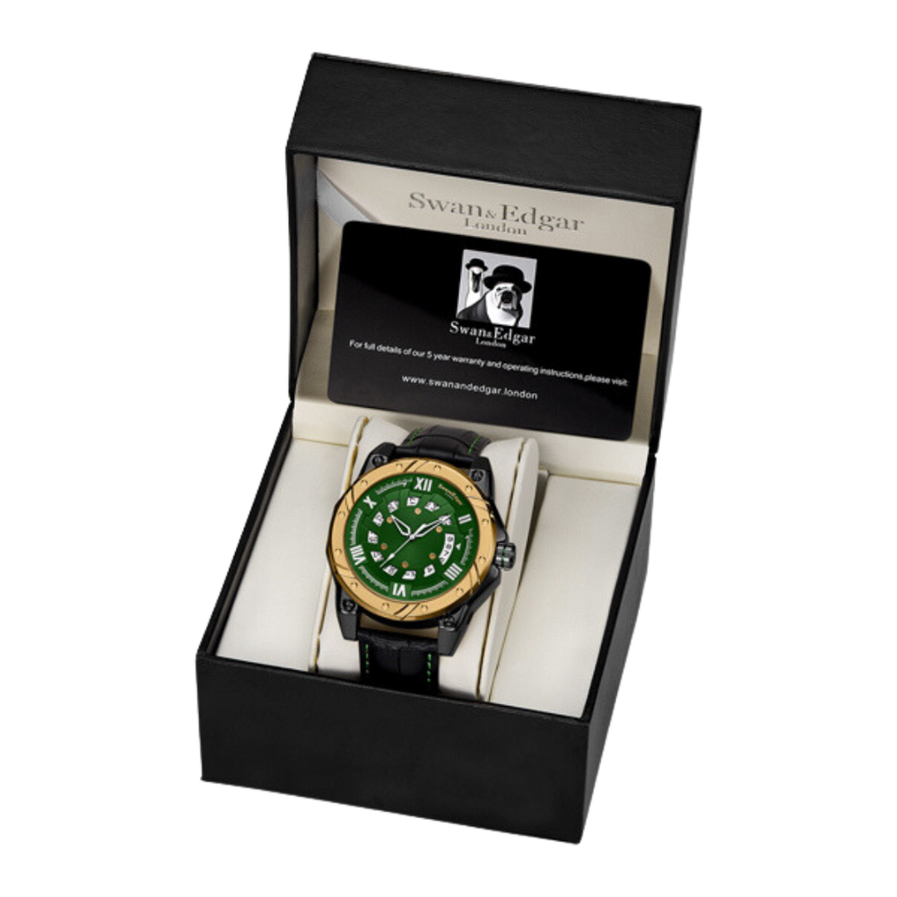 Limited Edition Swan & Edgar Hand Assembled Engineer Automatic Green