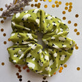 Green sheep scrunchie