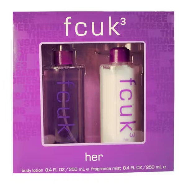 FCUK 3 Body Spray 250ml