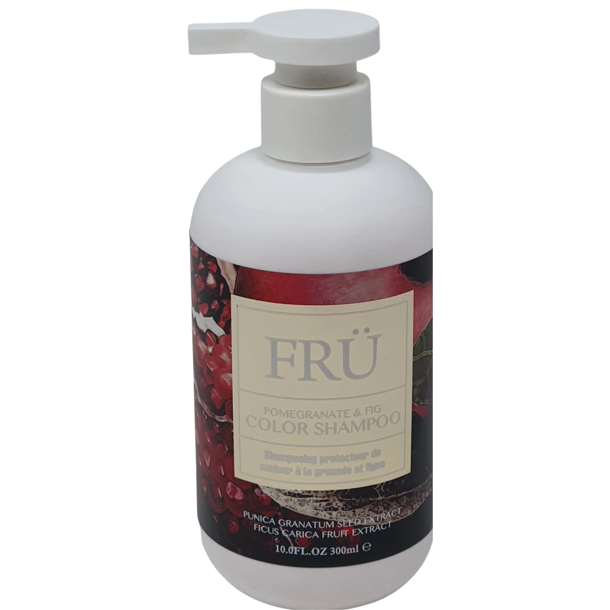 FRU Pomegranate & Fig Color Shampoo: Vibrant Colour Protection for Colour-Treated Hair 300ml/10.14 oz