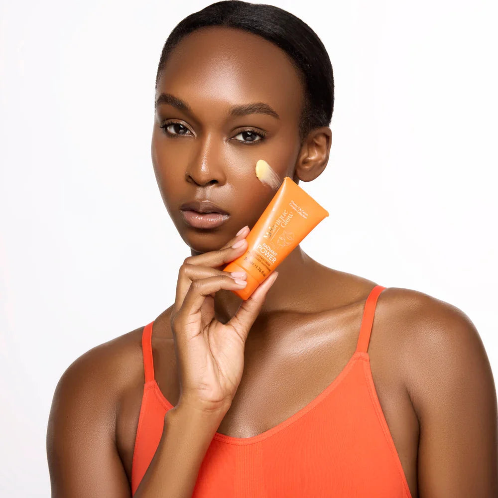 Melanique Glow Brightening Trio for Radiant, Even Skin Tone (Serum, Face Cream & Capsules)