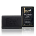 Fair & White Black Soap 7oz For Clean, Balanced Skin