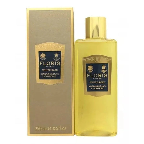 Floris White Rose Moisturising Bath & Shower Gel 250ml