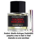 Frederic Malle COLOGNE INDELEBILE samples