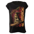 HARRY POTTER - GRYFFINDOR HAT - Boatneck Cap Sleeve Top Black