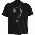 RIDDLER - GLOW IN THE DARK LOGO - Front Print T-Shirt Black
