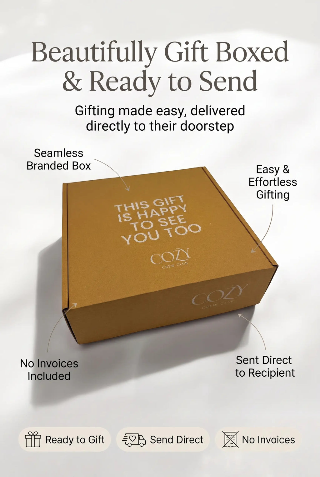The Cozy Boucle Baby Bear Personalised Gift Box