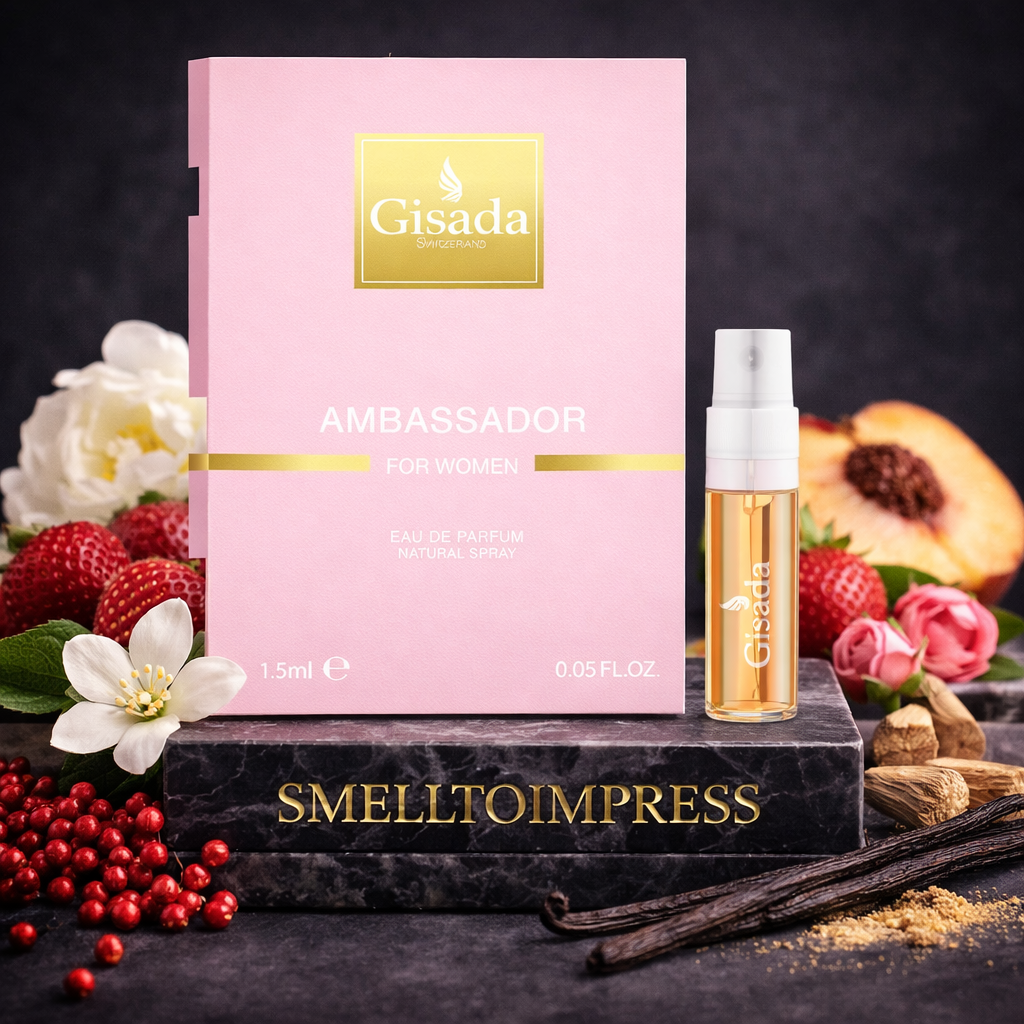 Gisada Ambassador (for women) 1.5ML 0.05 fl. oz. official perfume sample