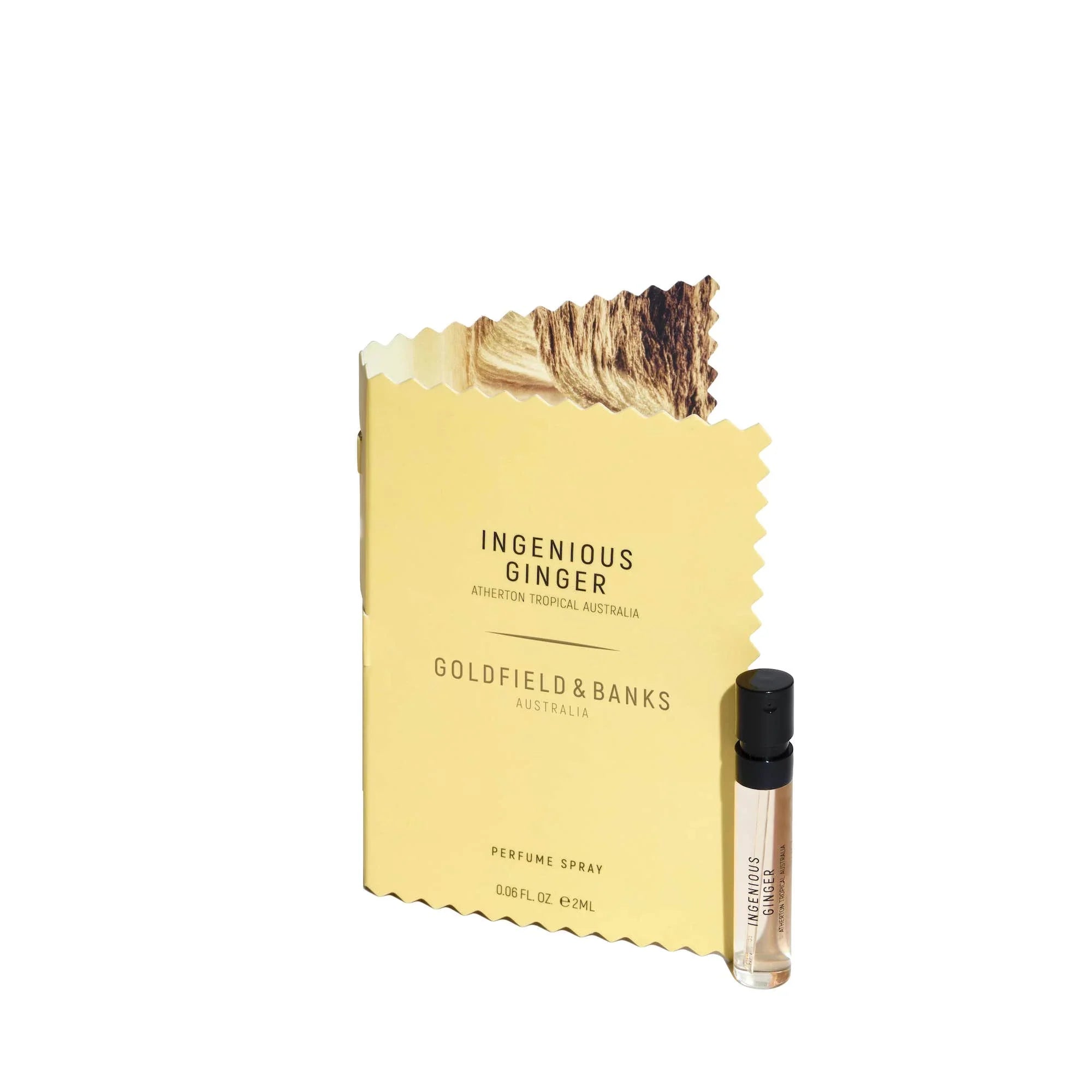 Goldfield and Banks Australia Ingenious Ginger 2ml 0.06 fl. oz. official perfume sample