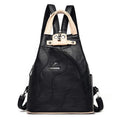 Women Leather Backpacks Zipper Female Chest Bag Travel Back Pack Ladies Bagpack Mochilas School Bags for Teenage Girls Sac A Dos