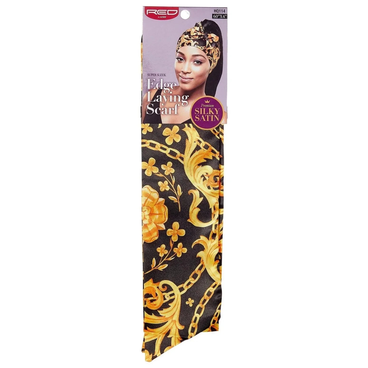 Red By Kiss Edge Layering Scarf (HQ114) Secure & Protect Edges for Wig Wearers & Stylers One Size