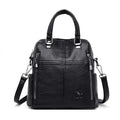 Hot Sale High Quality Leather Backpack Women Shoulder Bags Multifunction Travel Backpack School Bags for Girls Bagpack Mochila