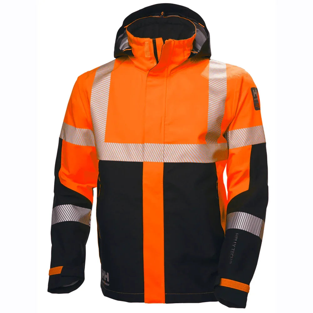 Helly Hansen 71172 ICU Hi-Vis 3 Layer Waterproof Shell Jacket