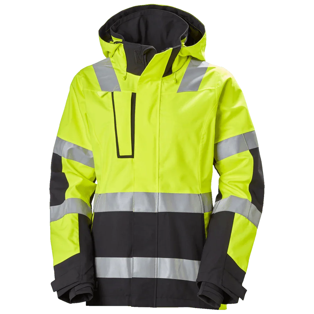Helly Hansen 71294 Women's Luna Hi-Vis Waterproof Shell Jacket