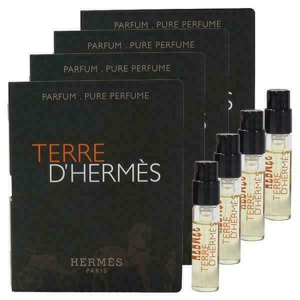 Hermes Terre D'Hermes Parfum Pure Perfume 2ml/0.06fl.oz. official perfume samples perfume tester