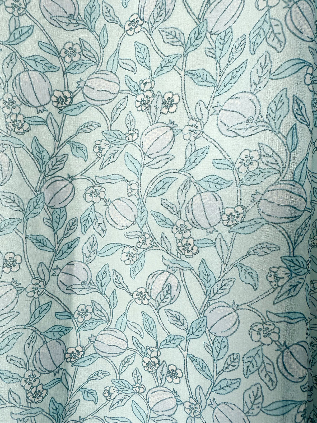 TVF for DVF Blue Floral Slip Dress
