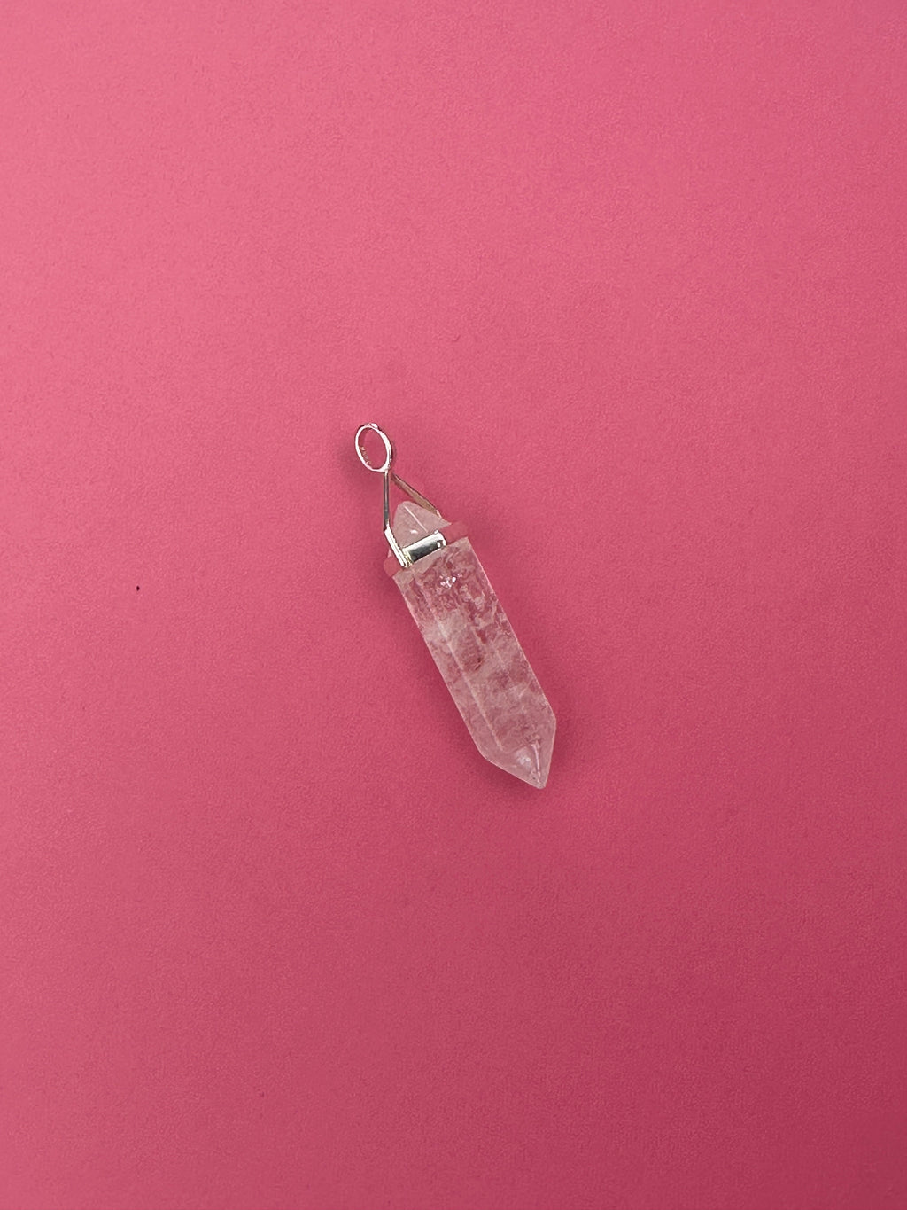 Positivity pendant - Clear quartz (sterling silver)
