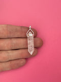 Positivity pendant - Clear quartz (sterling silver)