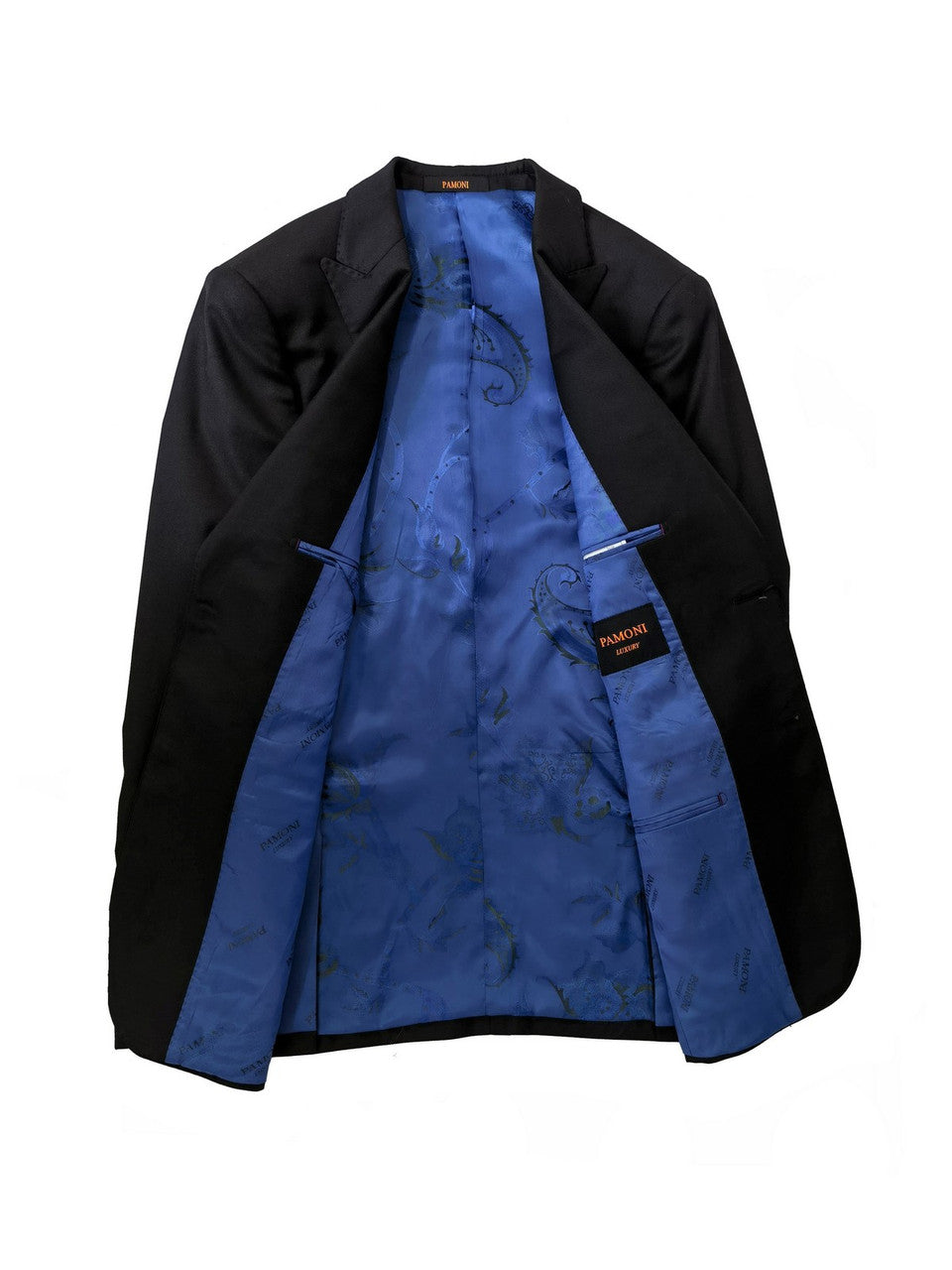 Black Two Button 3-Piece Suit