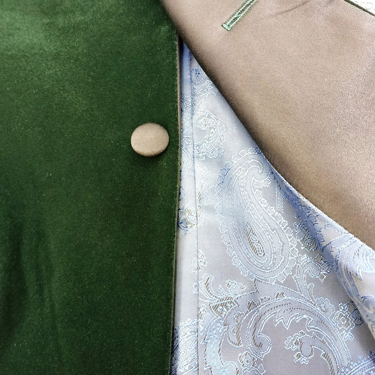 Green Velvet Dinner Jacket