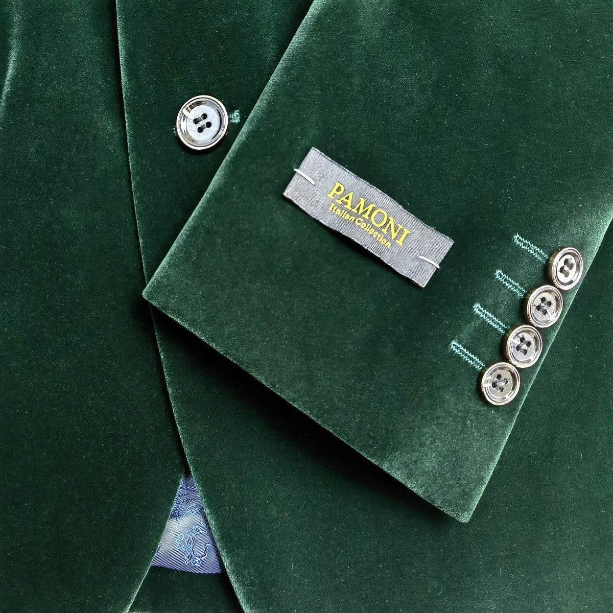 Green Velvet Blazer
