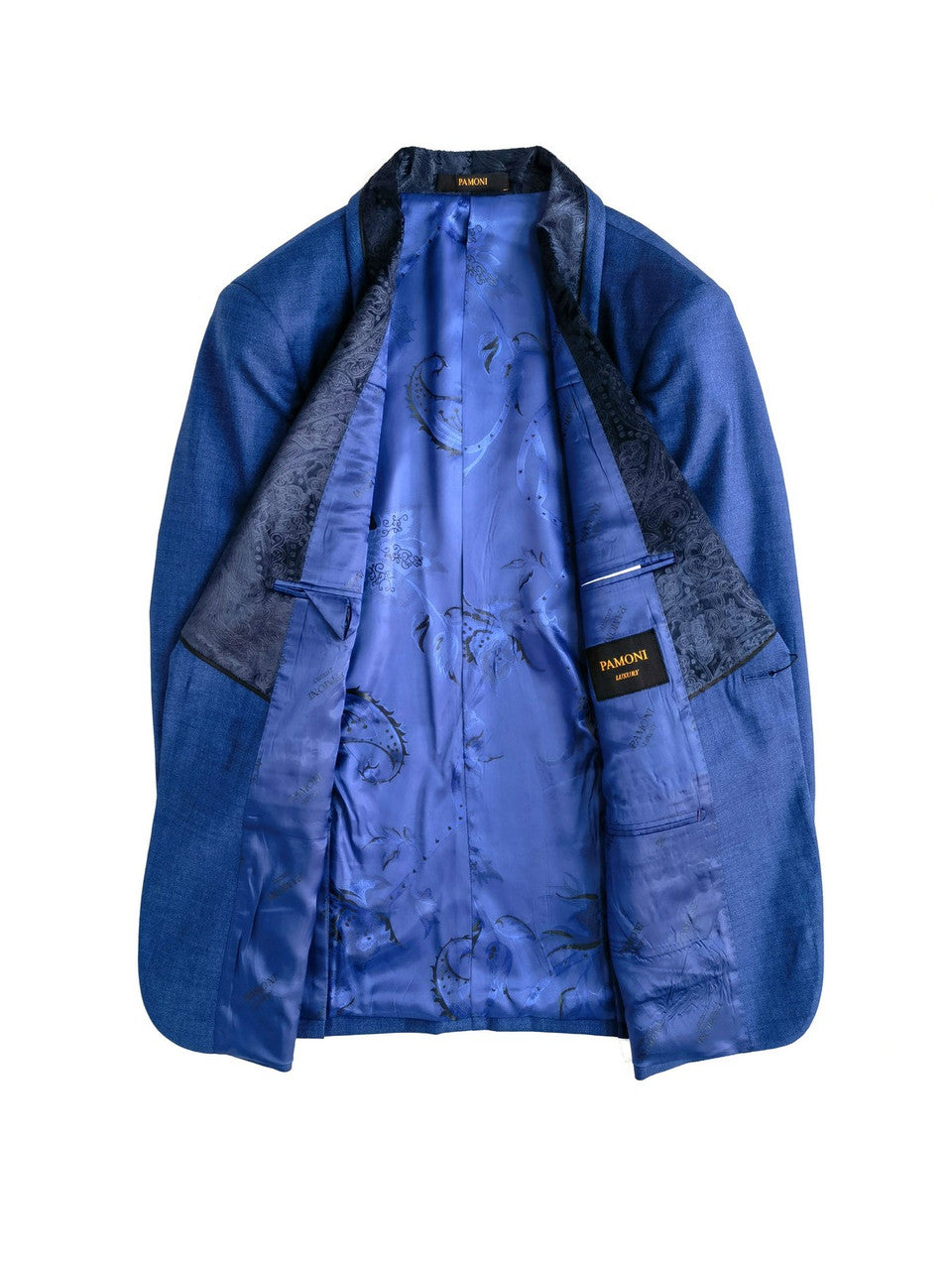 Blue 3-Piece Tuxedo With Wide Shawl Lapel