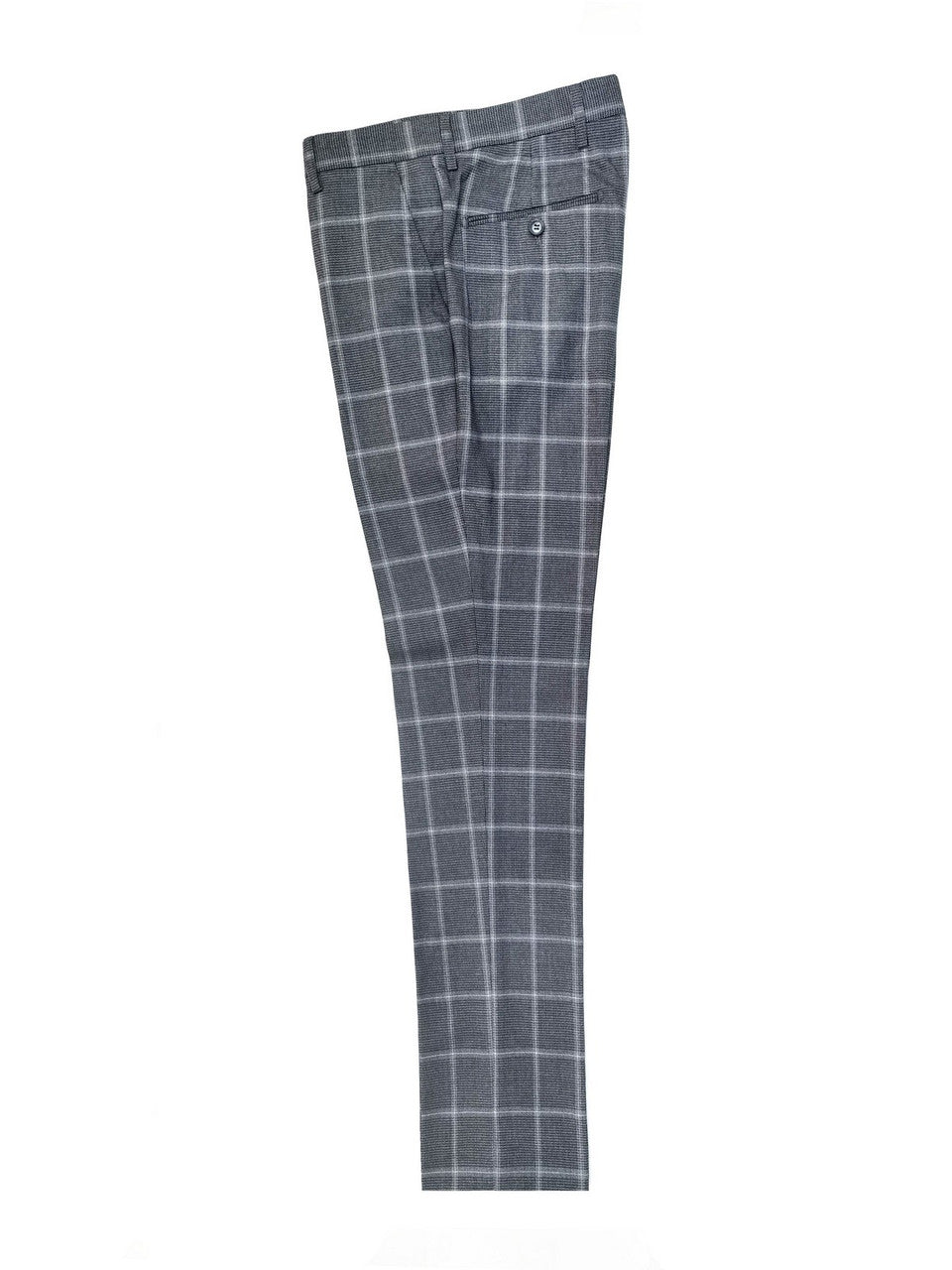 Grey Check Houndstooth 3-Piece Suit