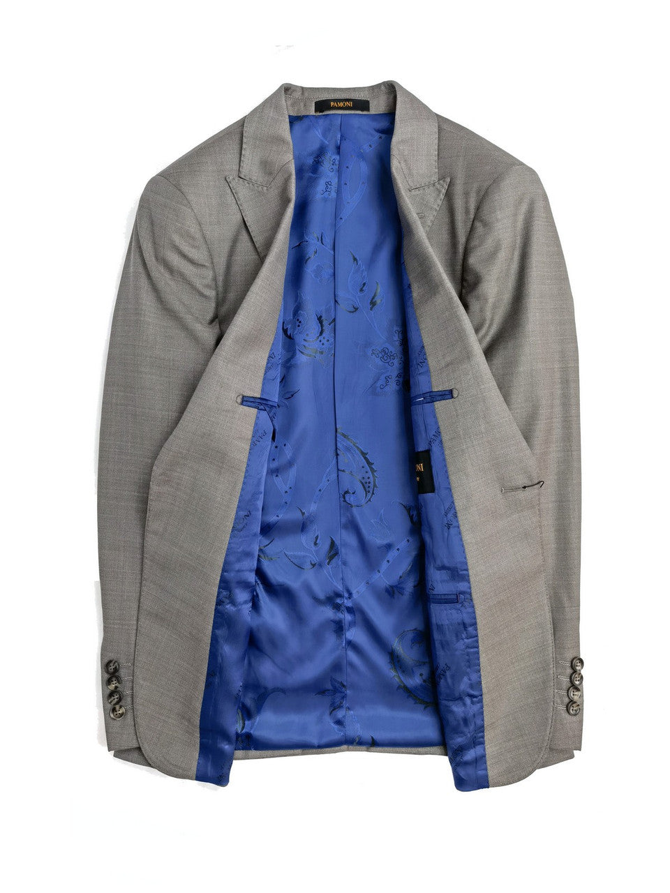 Taupe Slim Fit 3-Piece Twill Suit