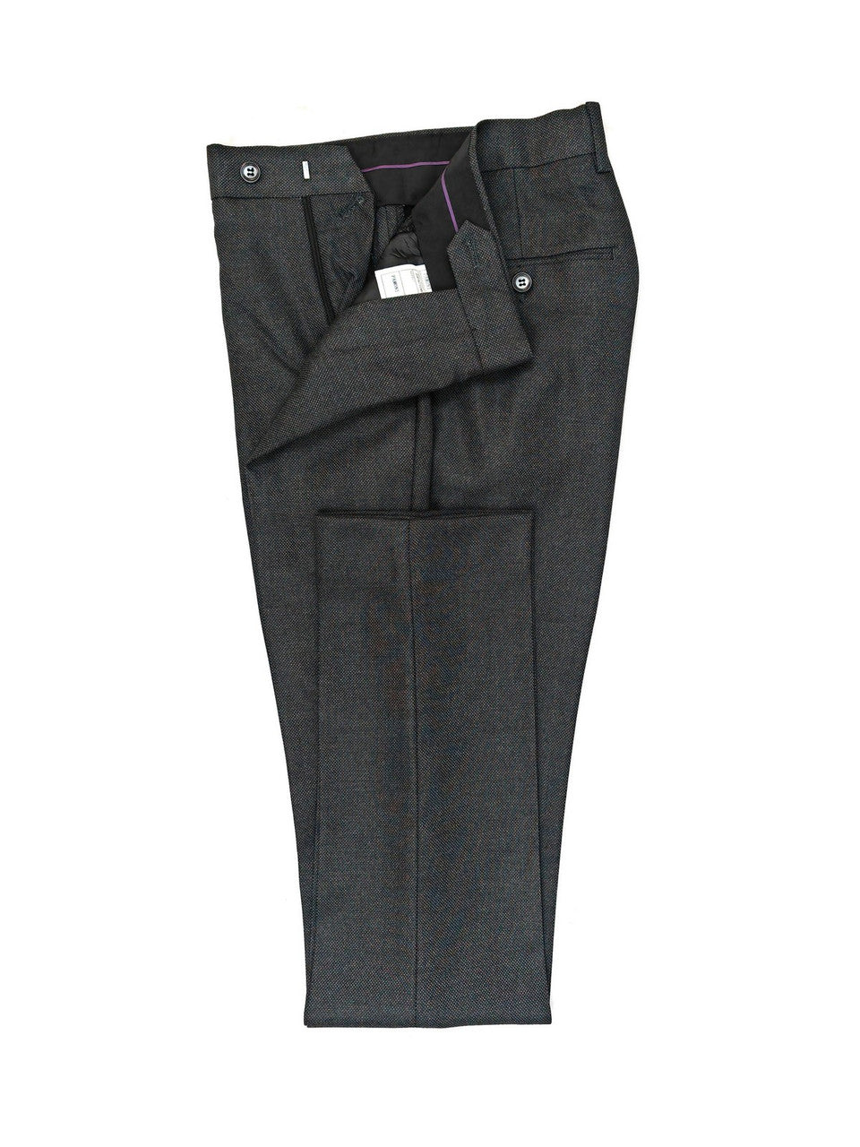 Dark Grey Birdseye 3-Piece Suit