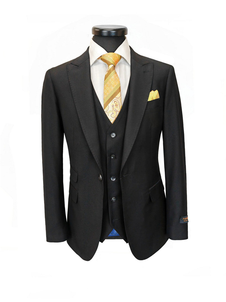 Black 3-Piece Slim Fit Suit
