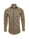 Gold With Black Bold Stripe Shirt