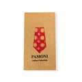 Red Yellow Flower Geometric Tie & Pocket Square Set
