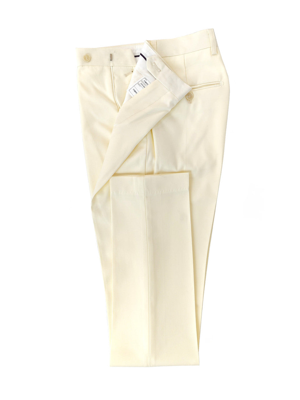 Ivory Double Breasted Suit with Gold Button