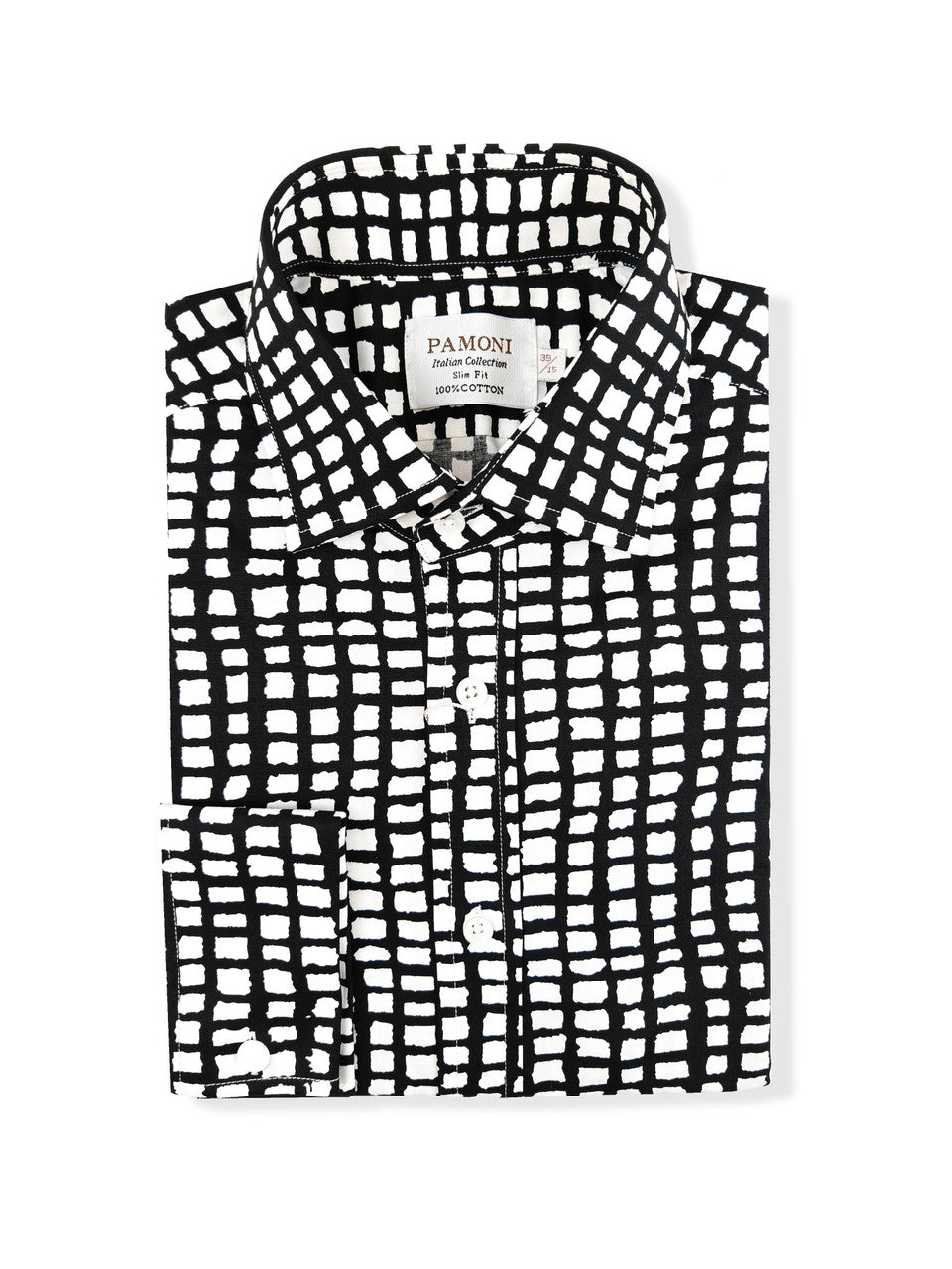 Black and White Checkered Shirt