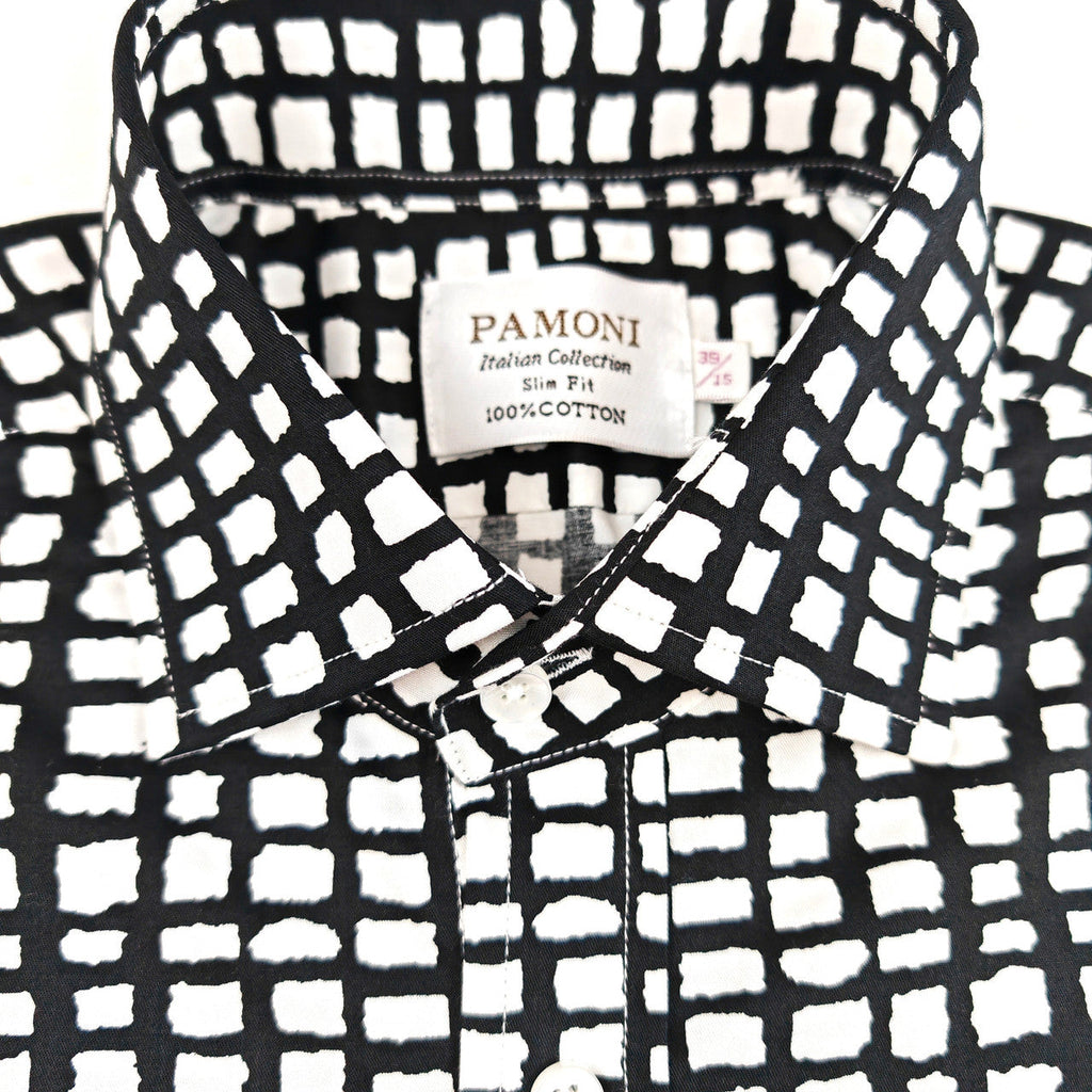 Black and White Checkered Shirt