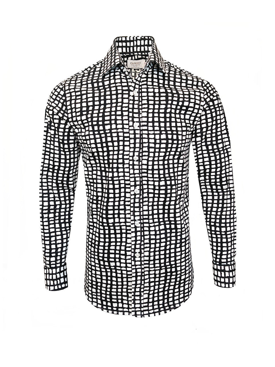 Black and White Checkered Shirt